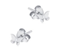 Little Butterfly Silver Stud Earring STS-6357